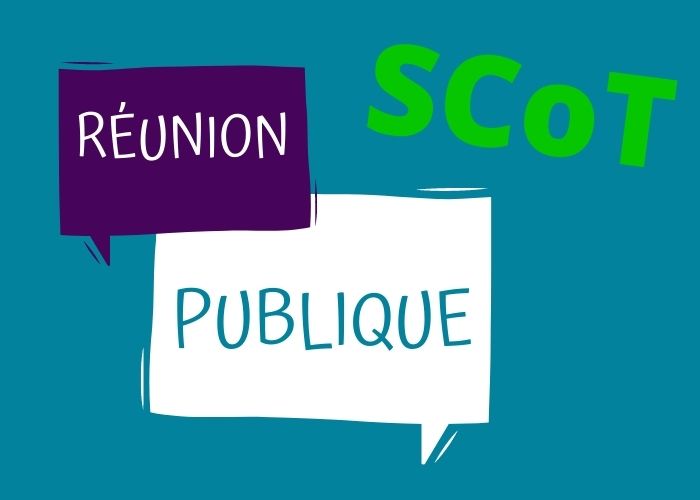 Vendredi 2 avril 2021 à 16h00 : Réunion publique SCoT en visio-conférence