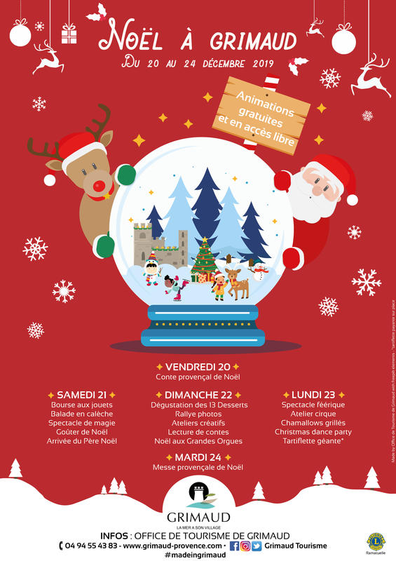 Noël à Grimaud : du 20 au 24 décembre 2019