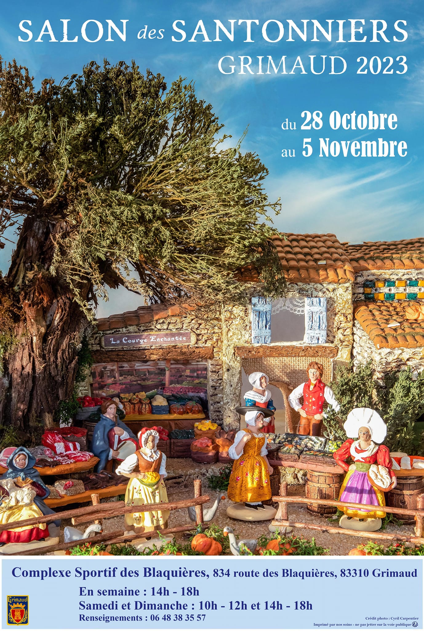 4e Salon des santonniers de Grimaud - Du 28 octobre au 05 novembre 2023