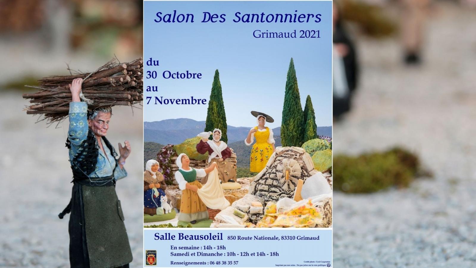 Du 30 octobre au 7 novembre 2021 : 2e salon des santonniers de Grimaud 