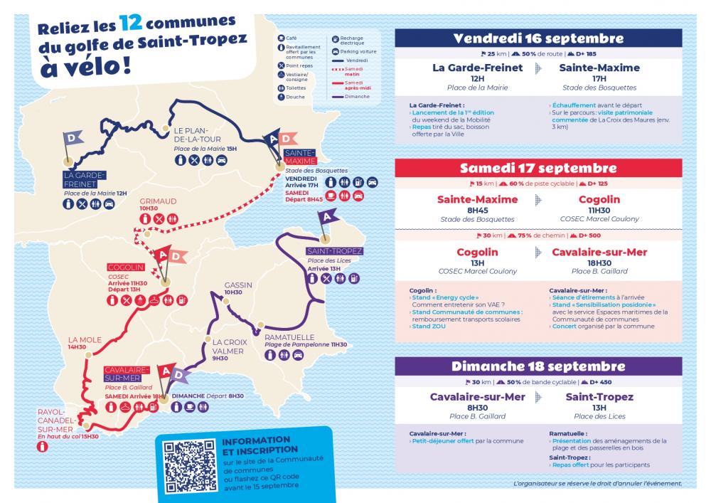 Du 16 au 18 septembre 2022 : Week-end de la mobilité dans le Golfe de Saint-Tropez