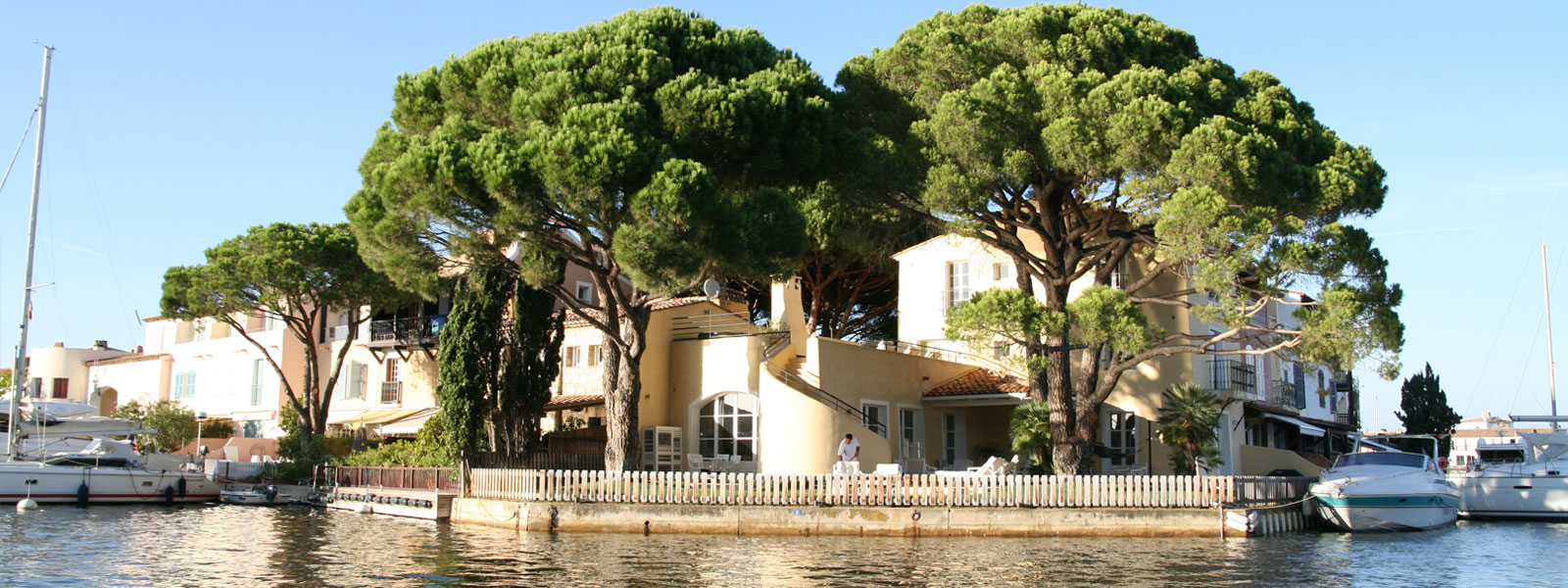 Lacustrian town of Port Grimaud (Grimaud)