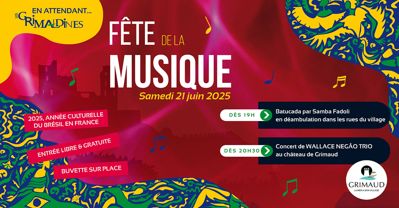 Saturday 21 June : Fête de la Musique