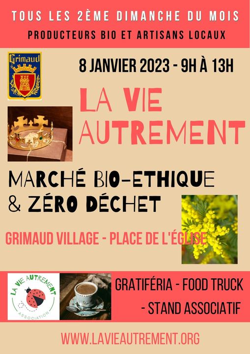 Dimanche 08 janvier 2023 - marché bio place de l'église