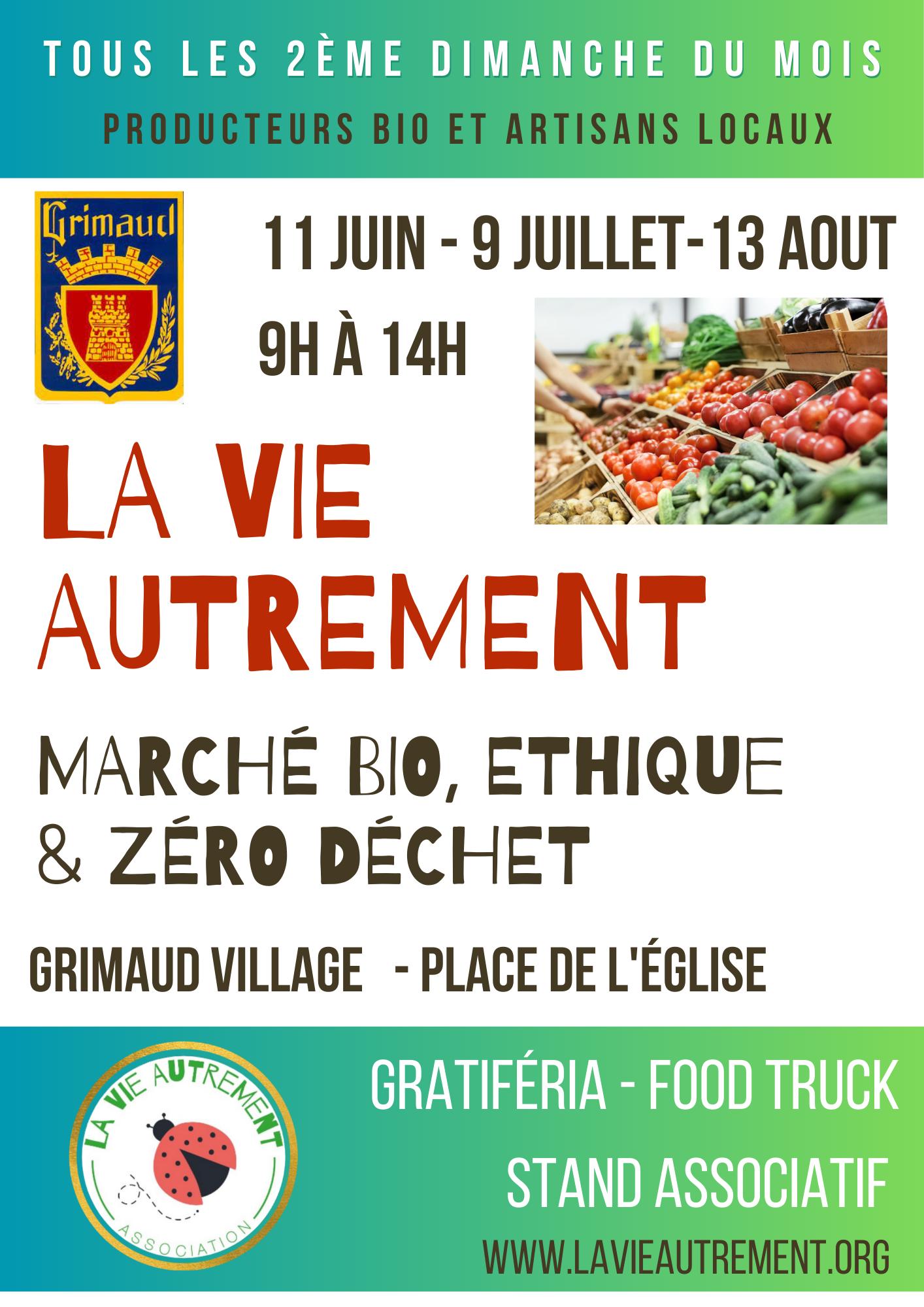 Dimanche 13 août 2023 - marché bio place de l'église