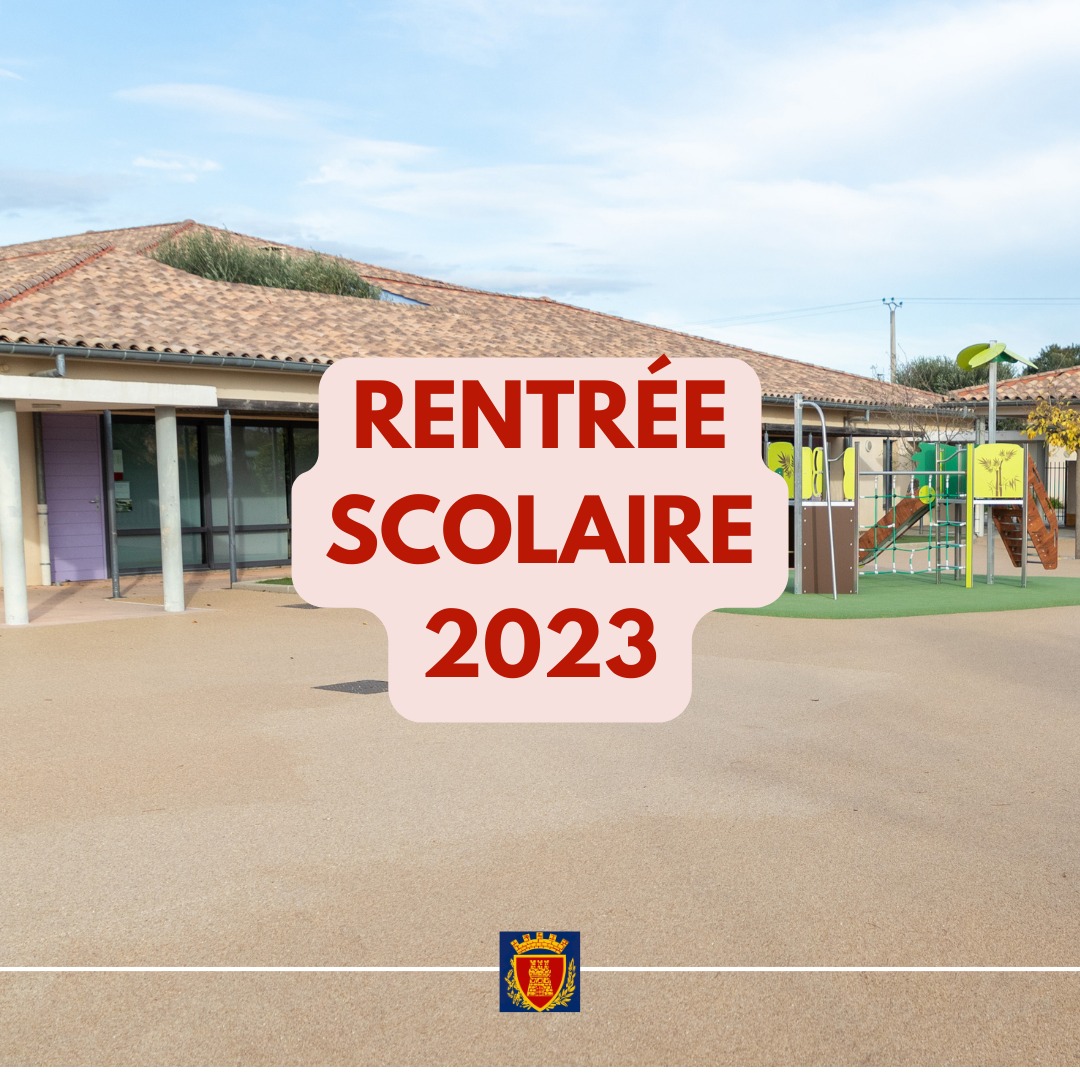 Lundi 04 septembre 2023 - Horaires rentrée scolaire 2023