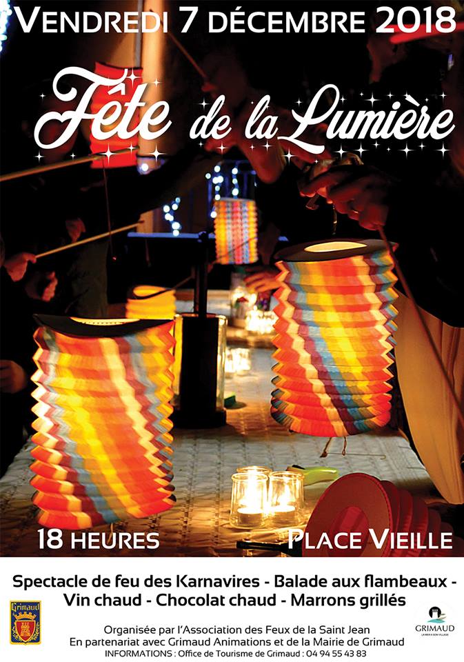 Vendredi 7 décembre 2018 : Fête de la lumière