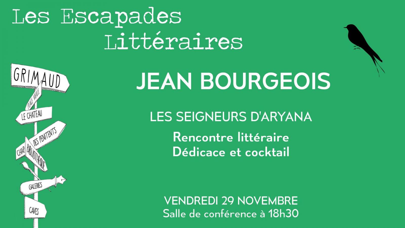 Friday, November 29: Literary Escapade - Jean BOURGEOIS 