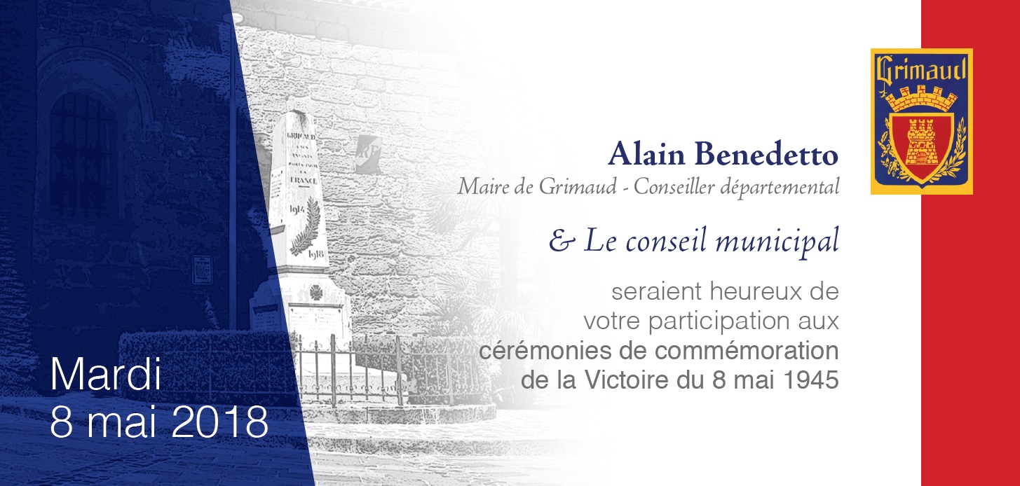 8 mai 2018 : Cérémonie de commémoration de la Victoire du 8 mai 1945