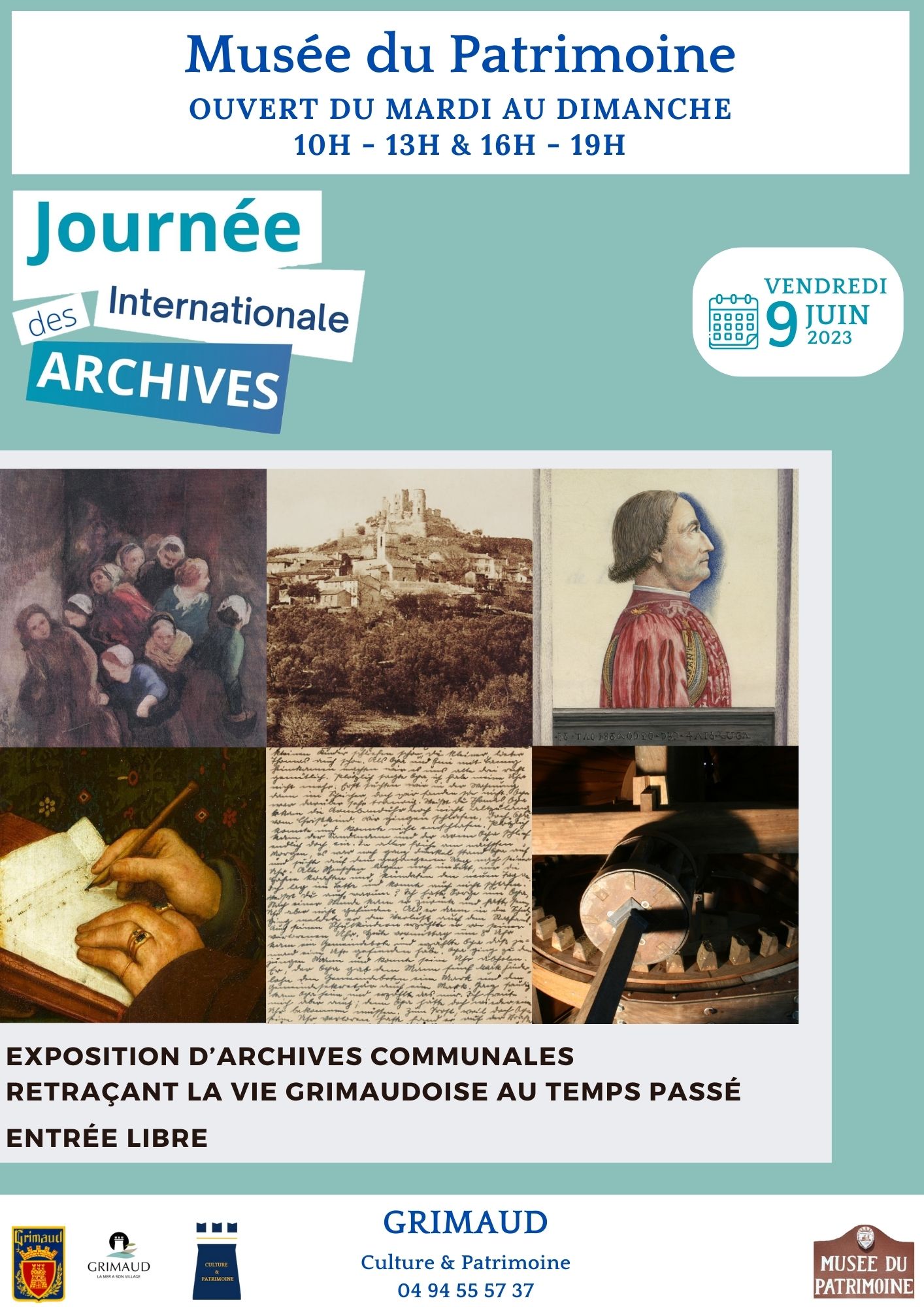 Vendredi 09 juin 2023 - Journée internationale des archives au Musée du patrimoine