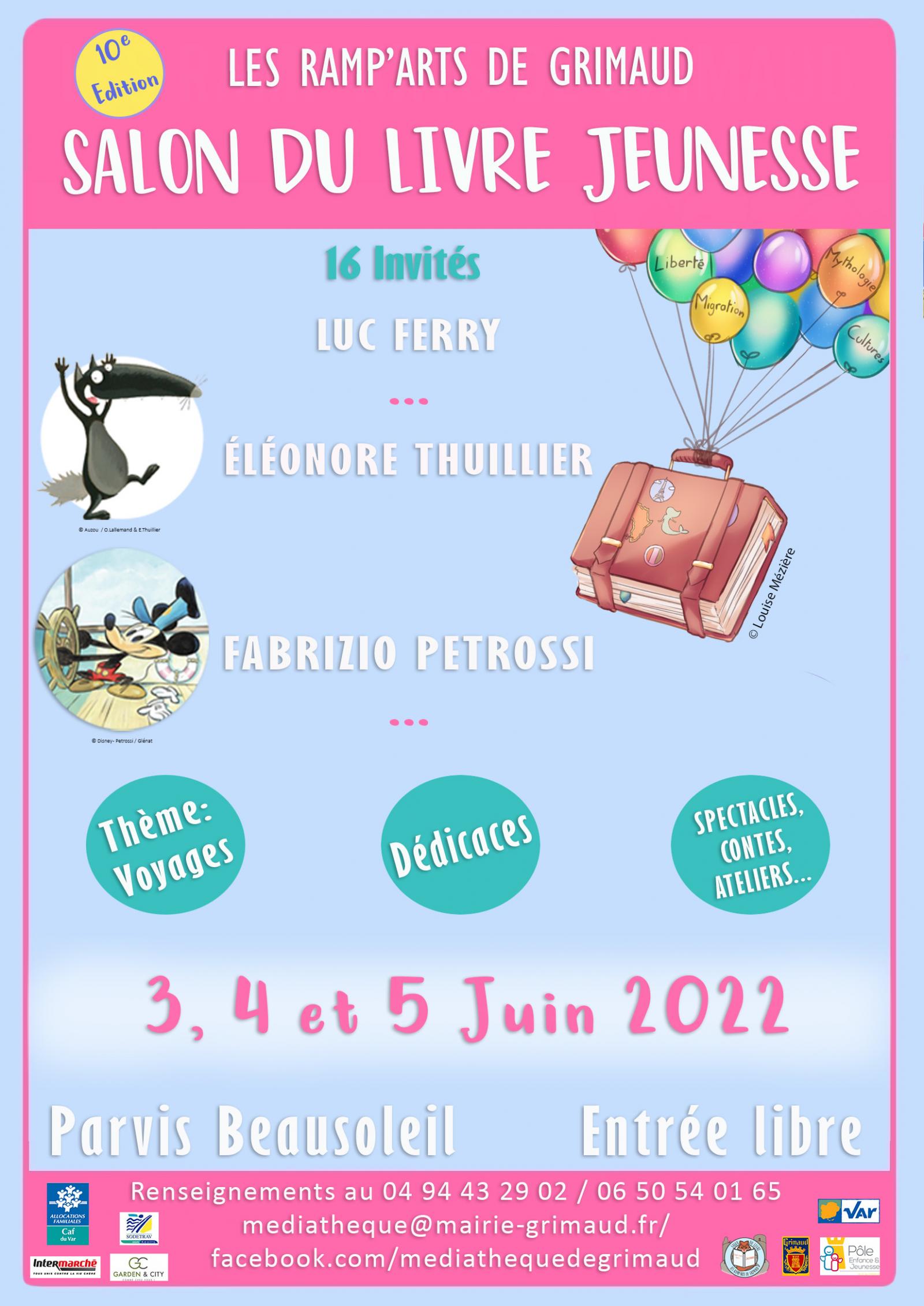 From 03 to 05 June 2022 - Les Ramp'arts de Grimaud, children's book fair