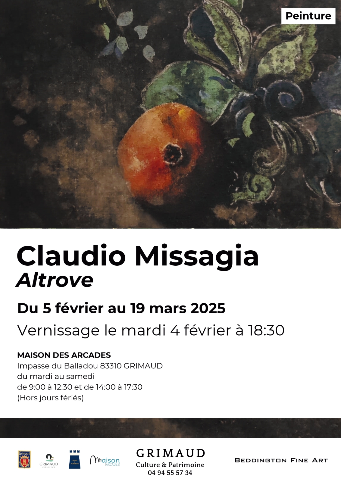  Tuesday, February 4: Opening of Claudio Missagia's exhibition