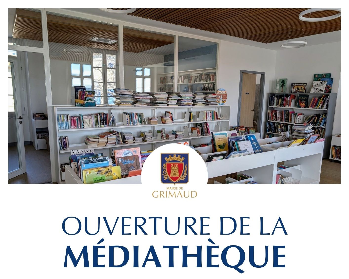 Ouverture de la nouvelle médiathèque