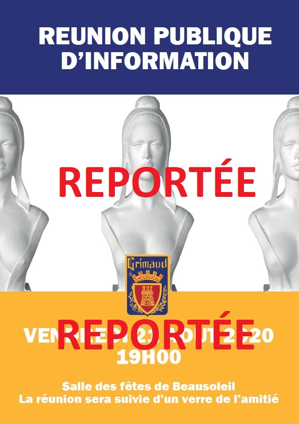 Report de la réunion publique du Maire 