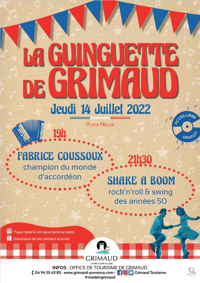 July 14, 2022: The Grimaud guinguette