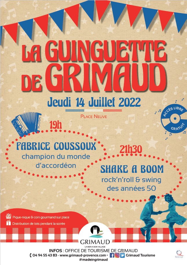 14 juillet 2022 : La guiguette de Grimaud 