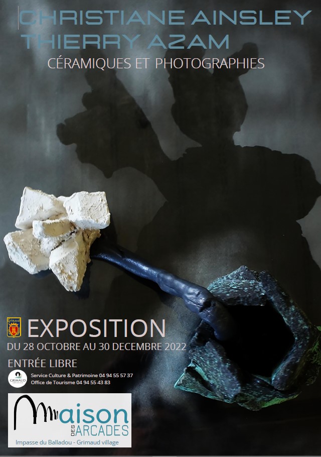 Vendredi 28 octobre 2022 : Vernissage de l'exposition de Christiane AINSLEY & Thierry AZAM