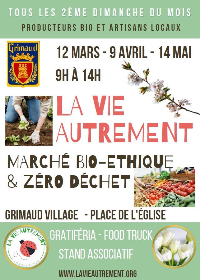 Sunday March 12, 2023 - organic market place de l'église