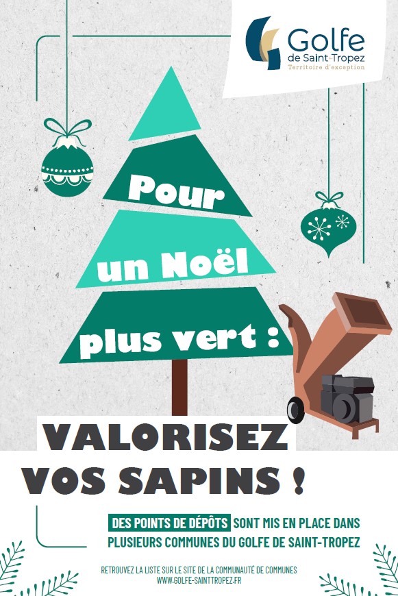 Du 26 décembre au 16 janvier 2024 - Collecte des sapins de Noël 