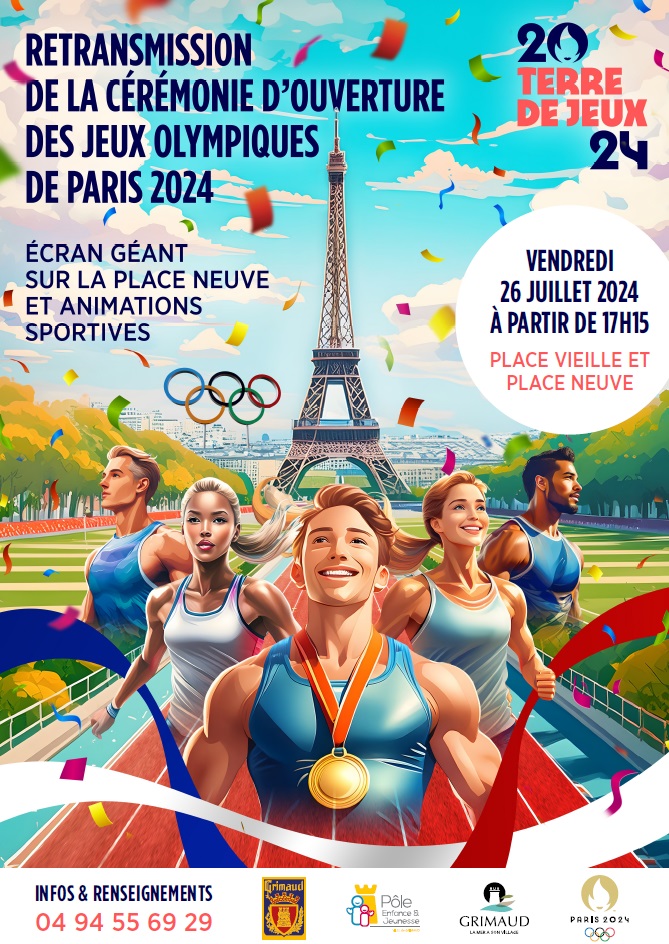 Friday July 26, 2024 - broadcast of the opening ceremony of the Olympic Games