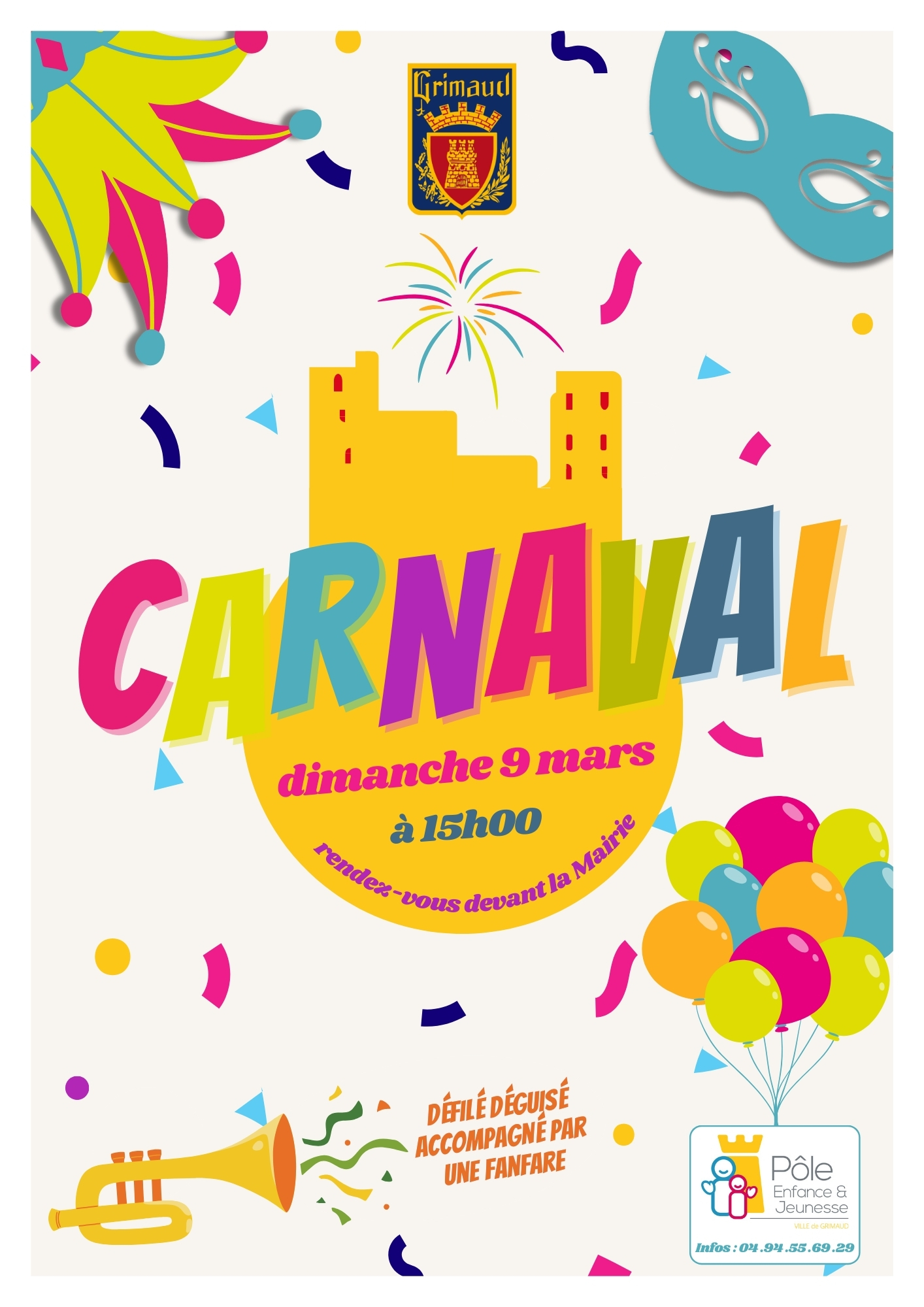 Dimanche 9 mars 2025 - Carnaval de Grimaud