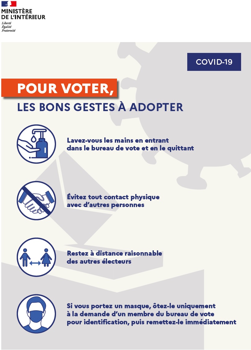 Pour voter, les bons gestes à adopter 