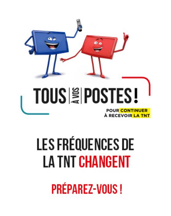 3 Octobre : Changement des fréquences TNT