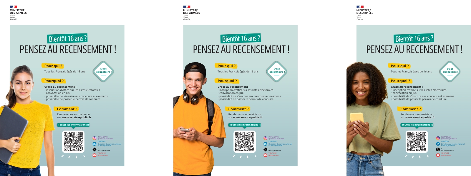 Bientôt 16 ans ? Pensez au Recensement !