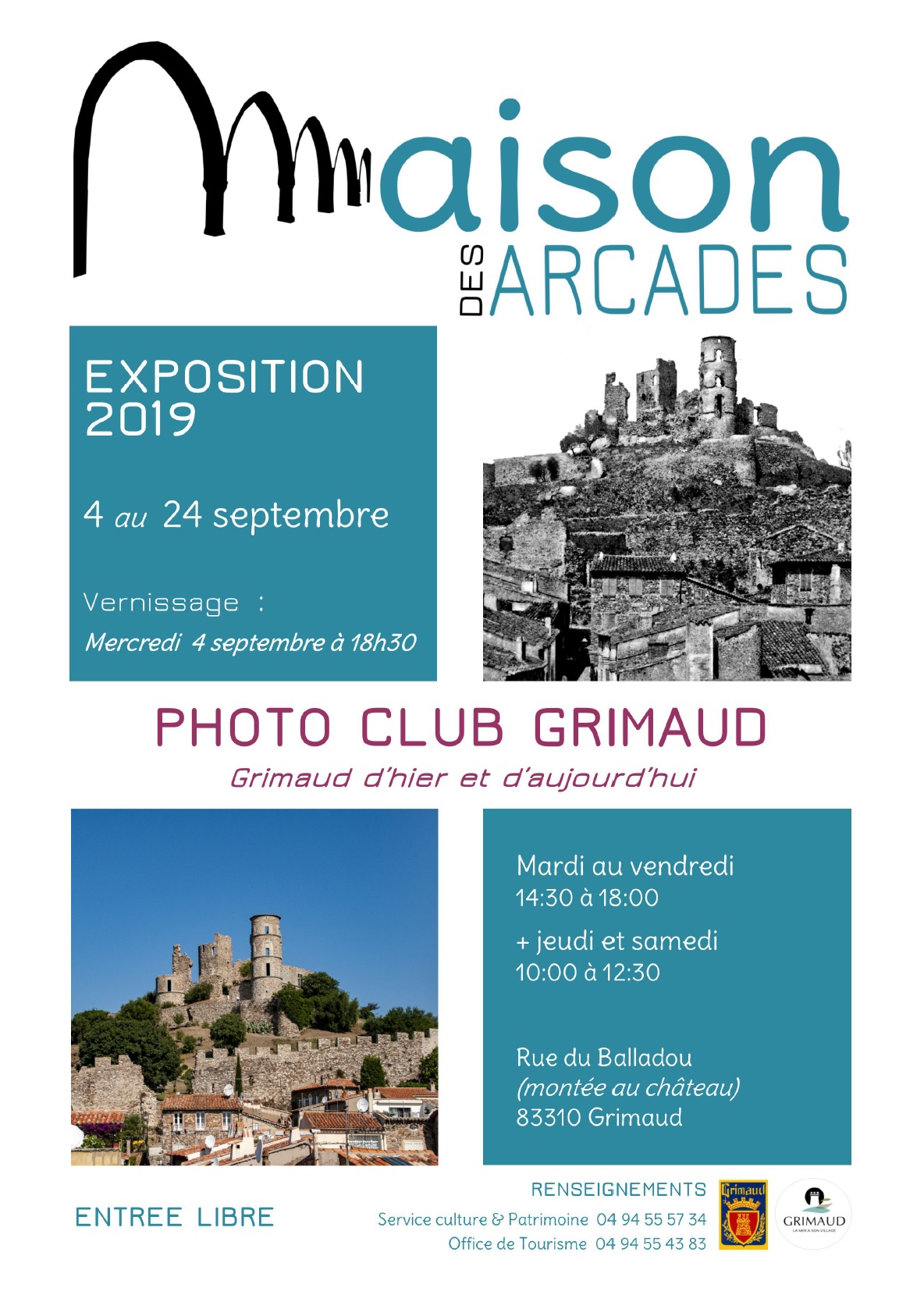 Du 4 au 24 septembre 2019 : Exposition photo 