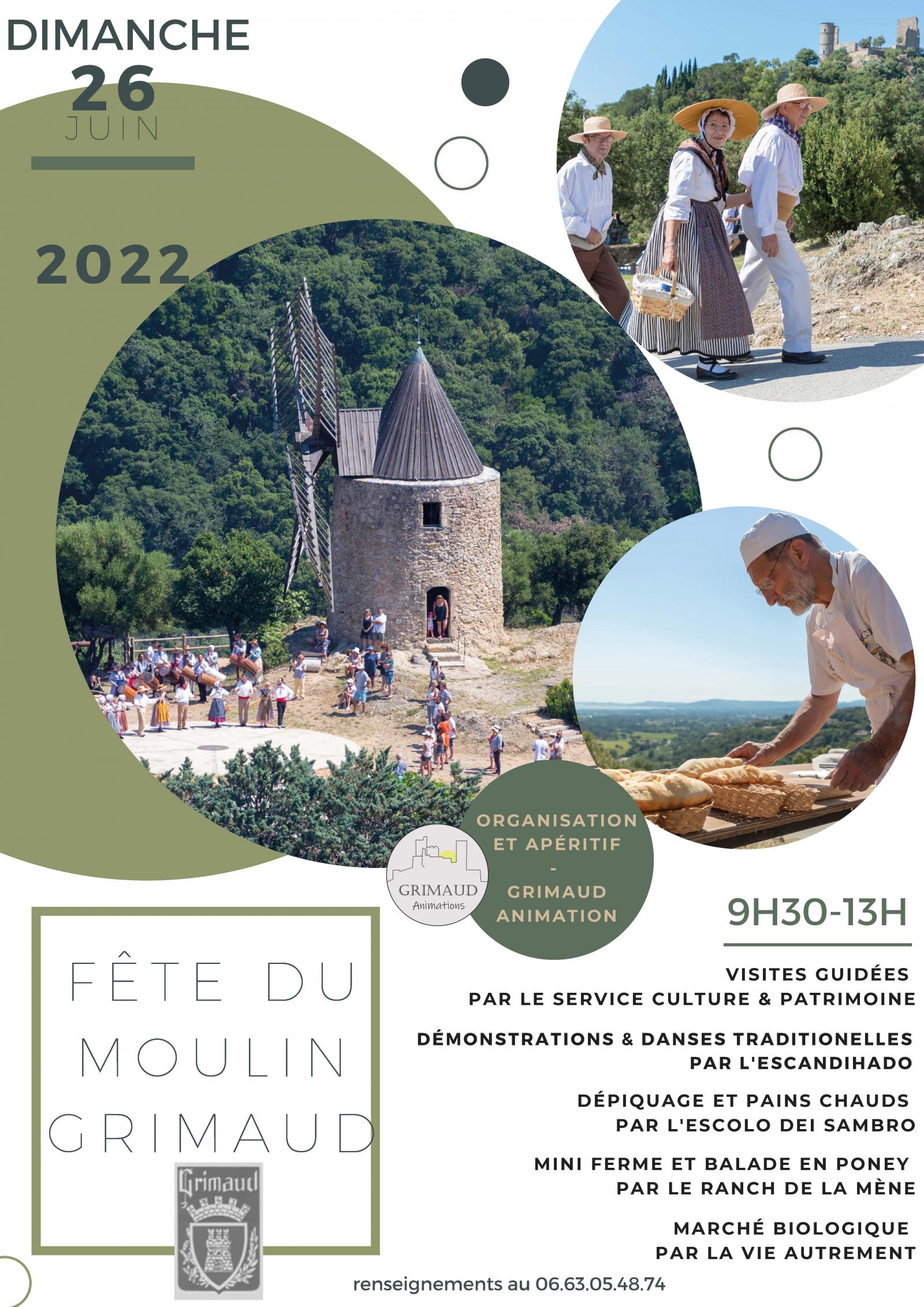 Dimanche 26 juin 2022 : Fête du moulin 