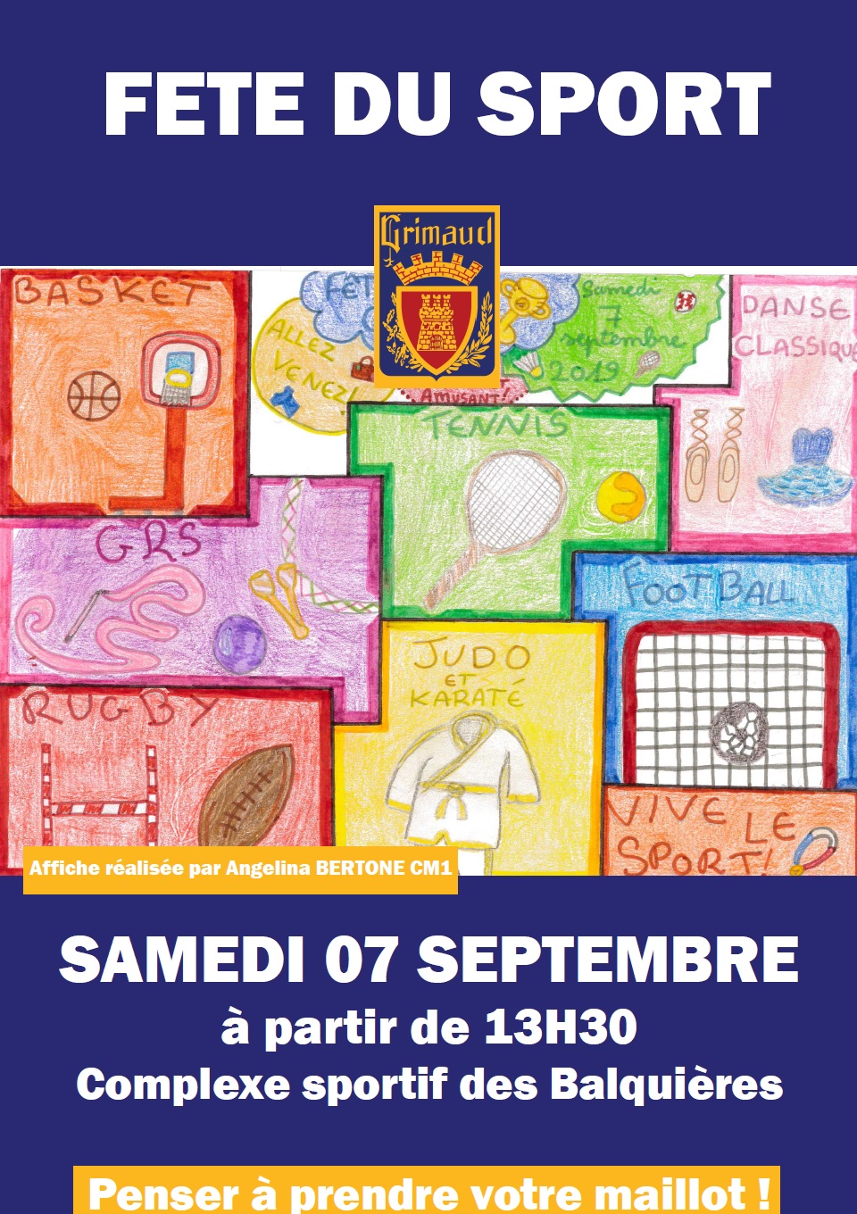 7 septembre 2019 : Fête du sport 