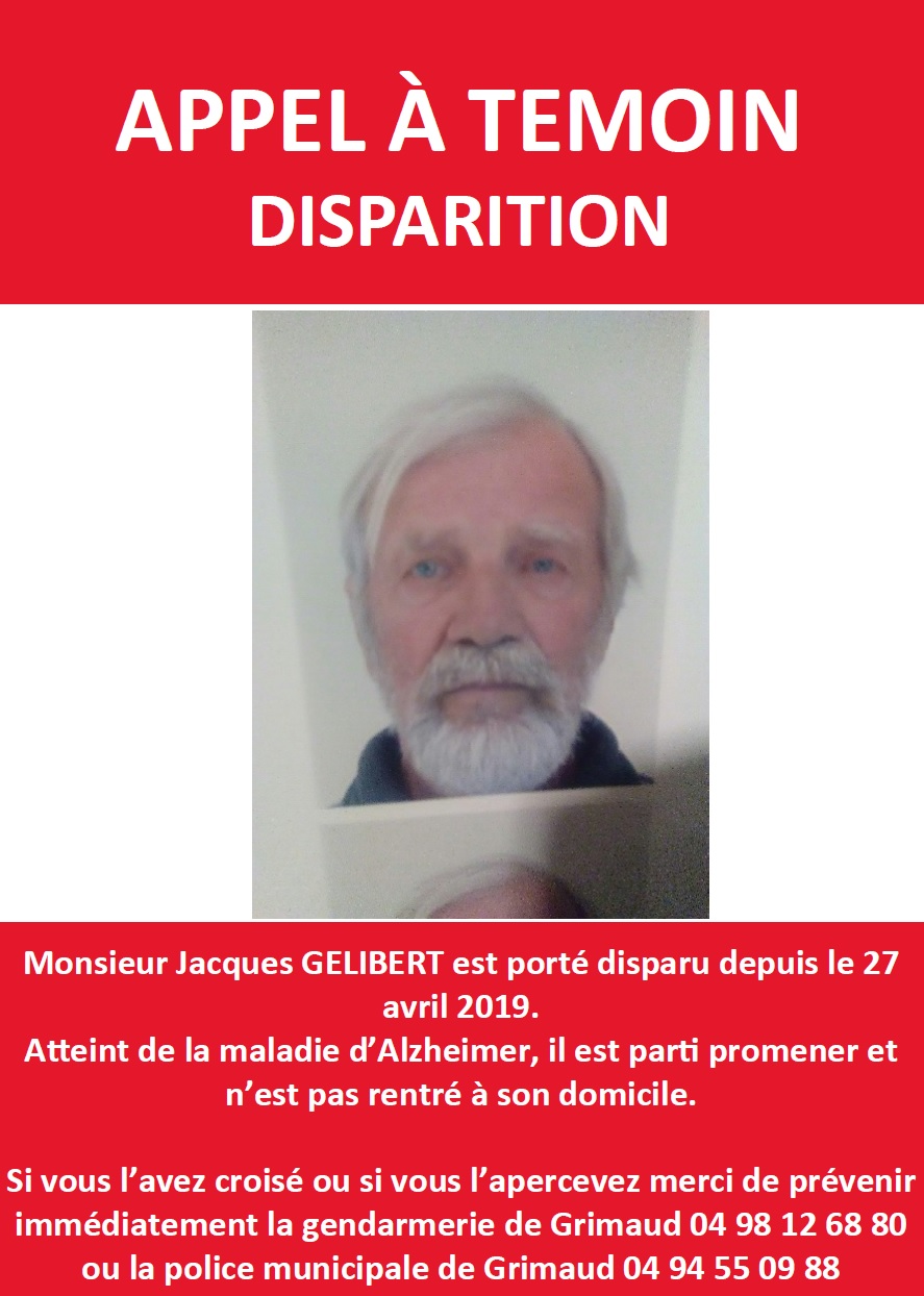 Disparition de personne : appel à témoin