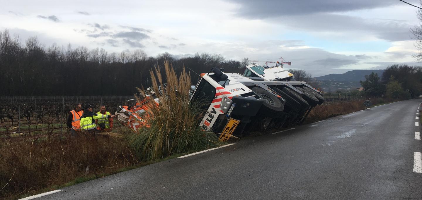 Fermeture de la D61 mercredi 10 janvier 2018