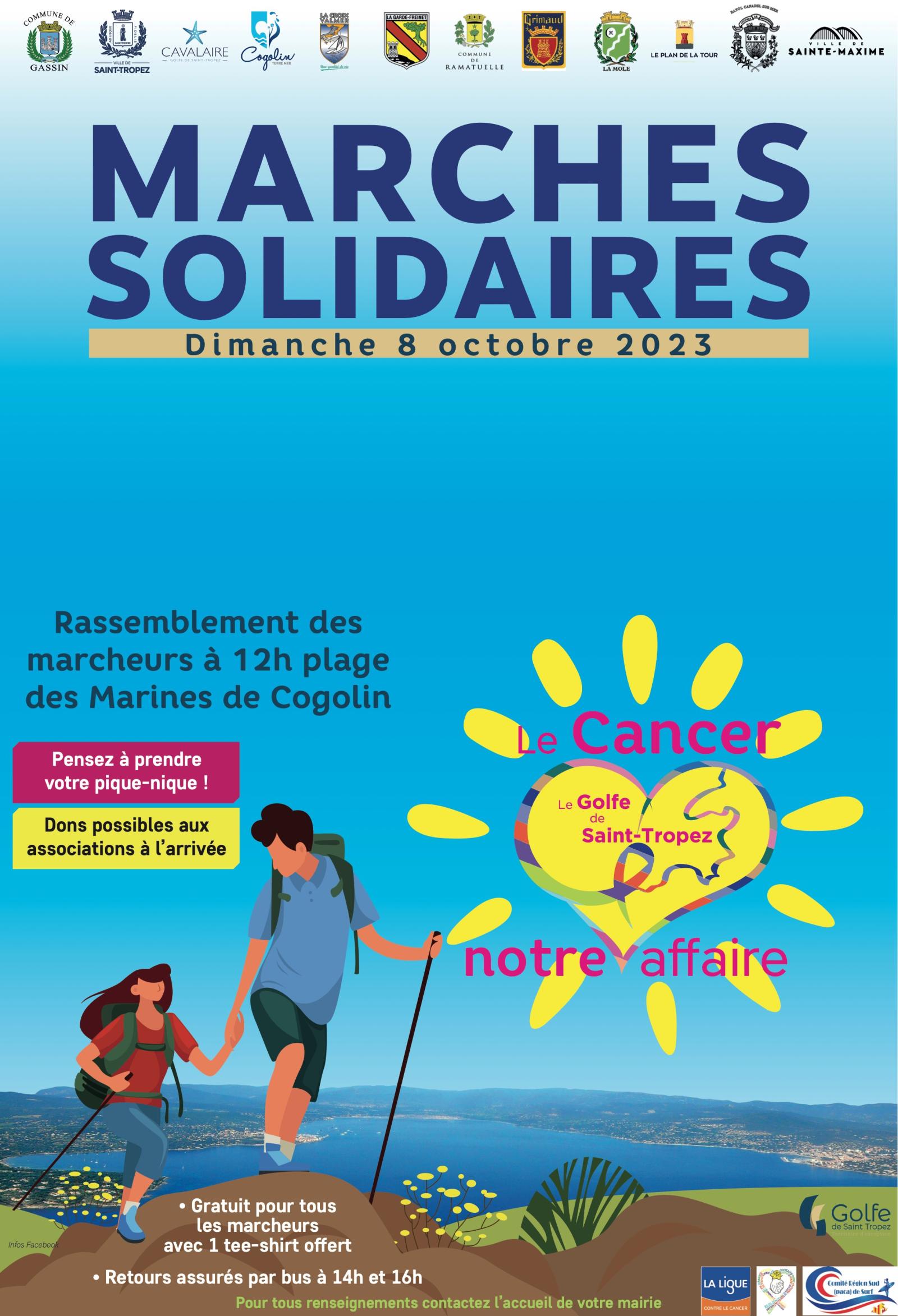 Dimanche 08 octobre 2023 - Marches solidaires