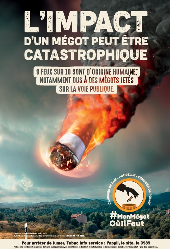 Prévention incendie – Mon mégot où il faut