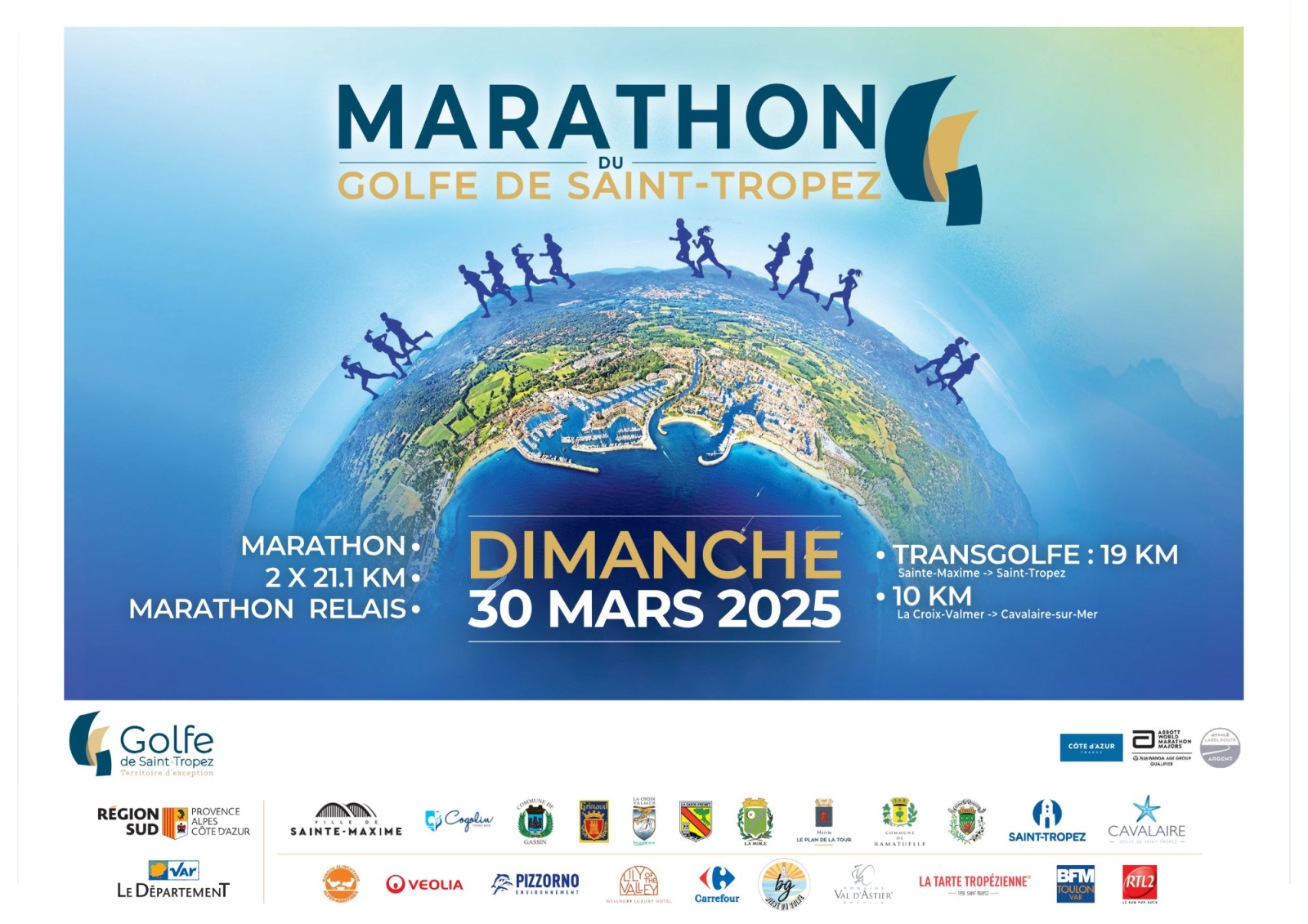 Sunday 30 March : Marathon International du Golfe de Saint-Tropez
