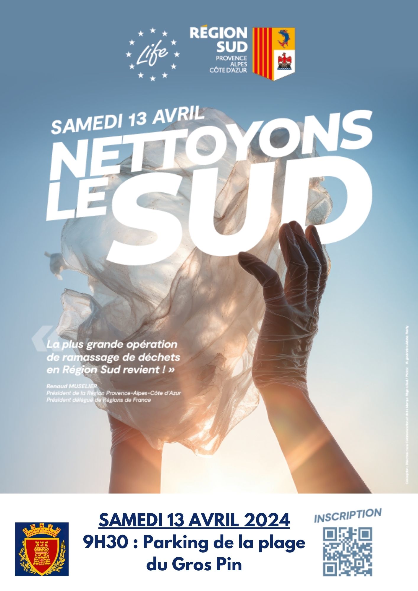 Samedi 13 avril 2024 - Nettoyons le sud 2024