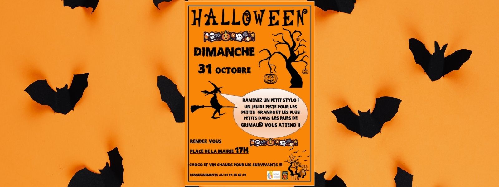 Dimanche 31 octobre 2021 : Halloween à Grimaud 