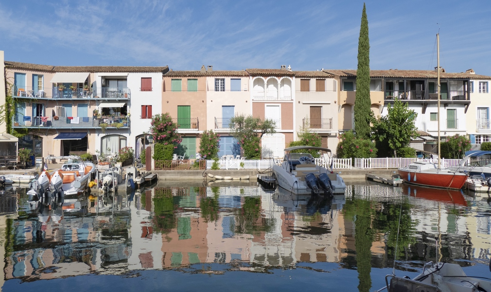 Lacustrian town of Port Grimaud (Grimaud)