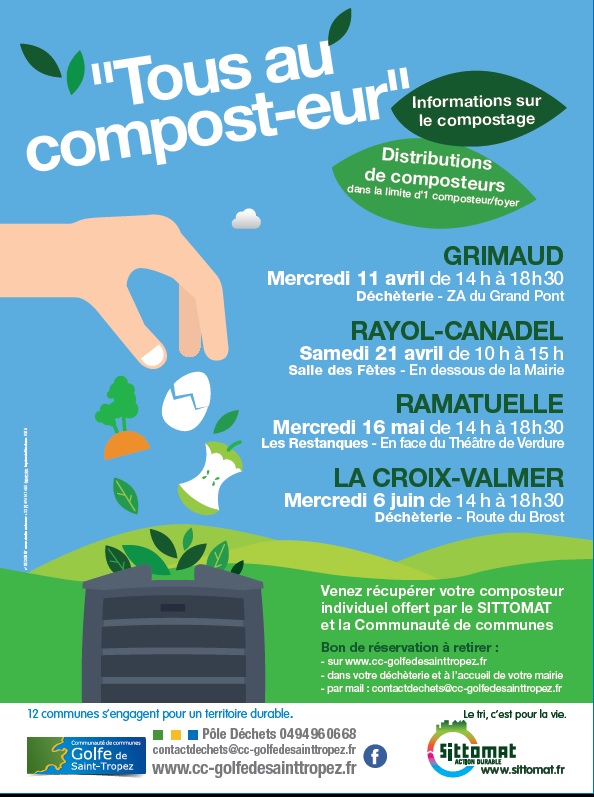 11 avril 2018 : Distribution gratuite de composteur 