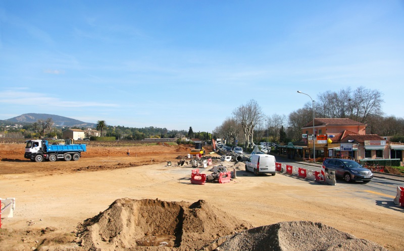 Travaux du giratoire de Saint-Pons-les-Mûres: modifications de circulation